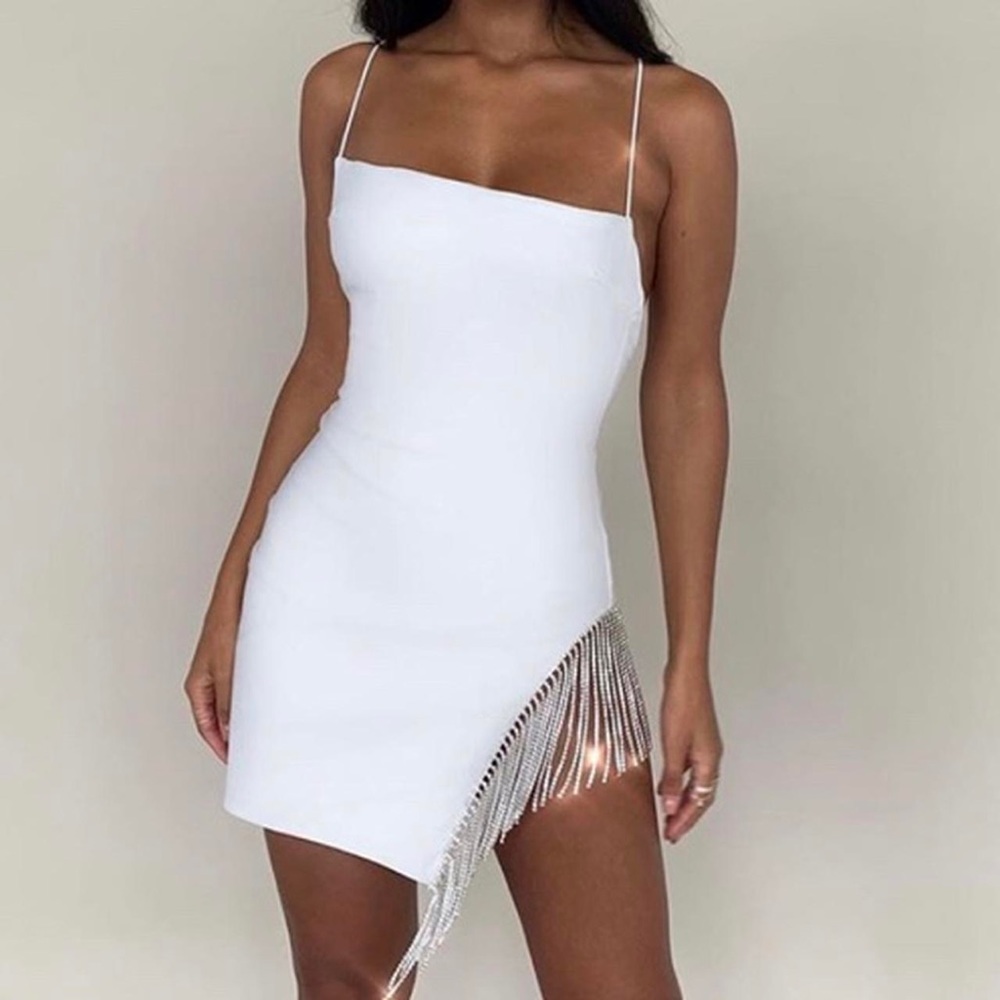 Oh Polly Stargazer Embellished Dress